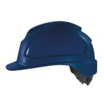 Schutzhelm blau, 55-61 cm, langer Schirm, HDPE uvex pheos IES