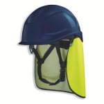 Schutzhelm blau, 55-61 cm, kurzer Schirm, HDPE uvex pheos S-KR IES