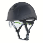 Schutzhelm grau, 55-61 cm, kurzer Schirm, HDPE uvex pheos S-KR IES 9772