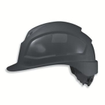Schutzhelm grau, 55-61 cm, langer Schirm, HDPE uvex pheos IES