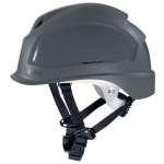 Schutzhelm grau, 52-61 cm, langer Schirm, HDPE uvex pheos S-KR 9772
