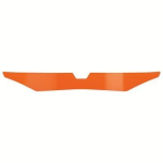 Helmaufkleber hinten orange uvex 9790152