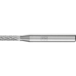 HM-Frässtift ZYA Z3 PLUS Ø 6 L Schaft ohne Stirnverzahnung, Pferd