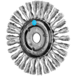 Roestvrijstalen ronde borstel RBG CT Inox gevlochten, paard