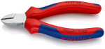 Side cutter chrome-plated, MK handle Knipex 70 05