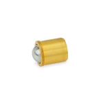 Spring-loaded press-fit thrust piece GN Sleeve ball