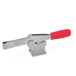 Klemvoet horizontaal GN 820-230-O-NI Roestvrijstalen, massieve klemarm
