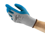 Handschuhe Latex teilbeschichtet blau/grau Ansell ActivArmr 80-100