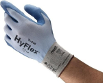 PU gloves cut-resistant level 3 blue Ansell HyFlex 11-518