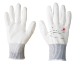 Handschuhe schnitthemmend PU weiß, Level B KCL 618+ Camapur Cut