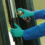 Nitril-Einweghandschuhe grün puderfrei, EN374 Kat.III Ansell TouchnTuff 92-600 100er Box