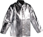 Hittebeschermend jack Aramide stof gealuminiseerd, maat 80cm, 500 g/m² tot 1000°C Jutec