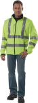 Softshell-Warnjacke leuchtgelb-schwarz EN20471