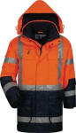 Hoge zichtbaarheid parka Maat oranje/navy EN 471 klasse 3/2 343 3 340