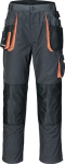 Bundhose, Worker Gr.50, grau/schwarz/orange, MG Terra Trend