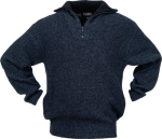 Pullover Gr.L, schwarz-blau-meliert, PE