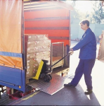 Crossing bridge LxW natural aluminium Load capacity 1200 kg, AWB