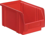 Open fronted storage box, 3 LxWxH 230/200x140x130 PS PU = 25 pieces
