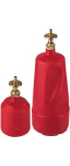 Polyethylene dosing jug l ØxH red