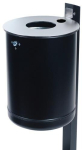 Afvalbak met paal 50l HxØ 510x360mm Motorkap afdekken