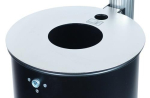Afvalbak met rail 50 liter HxØ 510x360mm Motorkap afdekken