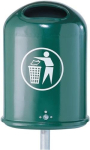 Afvalbak, plaatstaal 45 l HxBxD 590x425x330