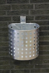 Abfallbehälter 20 l HxØ 340x325/230 verzinkt