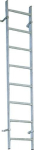 Shaft ladder galvanised steel, rungs Length m, Zarges