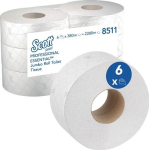 Toiletpapier rol wit PU=6 rollen
