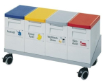 for waste/recyclables collectors self-adhesive