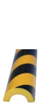 Pipe protection type R yellow-black Polyurethane foam