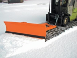 Sneeuwschuiver voor vorkheftrucks B Q.= Rubberen schraperstang