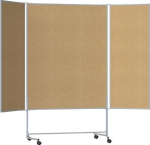 Moderationswand mobil,B1200(2400)xH1970