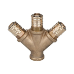 Distributor NW7.2 IG with 3 couplings brass