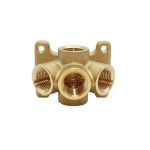 Distributor for wall mounting IG 1/2", left right front brass