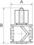 Ball valve variobloc series IG max 25 bar with vent and silencer