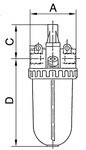 Nebelöler Serie Standard IG Polycarbonatbehälter