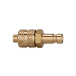 Plug-in nipple NW2.7, for hose Brass bright