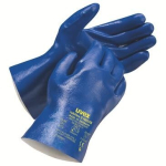 Handschuhe, Niril Chemikalienschutz L=270 blau uvex rubiflex S NB27B