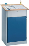 Staand bureau met gereedschapskast HxBxD 1220x710x600 2 planken, 1