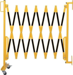 Schaarrooster met muurbeugel LxH