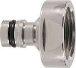 Tap plug IG nickel-plated brass Geka-Plus