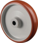 Rad Polyrethanlauffläche Rollenlager Ø, B NL orange, Ku-Felge Tragkraft kg