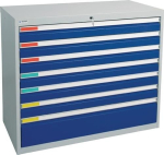 Schubladenschrank H900xB1000xT500, Schubladen 80 kg