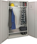 Garderobenschrank H1800xB1000xT500, Böden 80