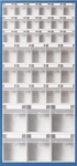 Magazinschrank HxBxT 1370x634x200, Behälter