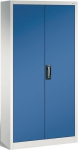 Garderobenschrank 2 Abteile HxBxT 1950x930x400, 4 Böden rechts Hutboden, Kl.stange