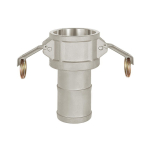 Kupplungsmuffe Typ C Stutzen Kamlok, Aluminium