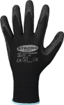 Handschuhe schwarz schwarz, EN388 Finegrip