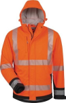 Hoge zichtbaarheid softshell jas Maat oranje/zwart elysee Lukas